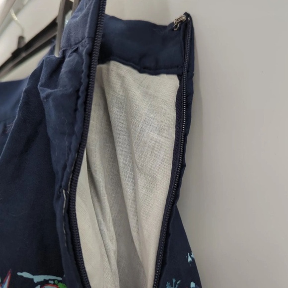 ModCloth Winter Wonderland Skirt Holiday Village Print A-Line Size L - Picture 5 of 9